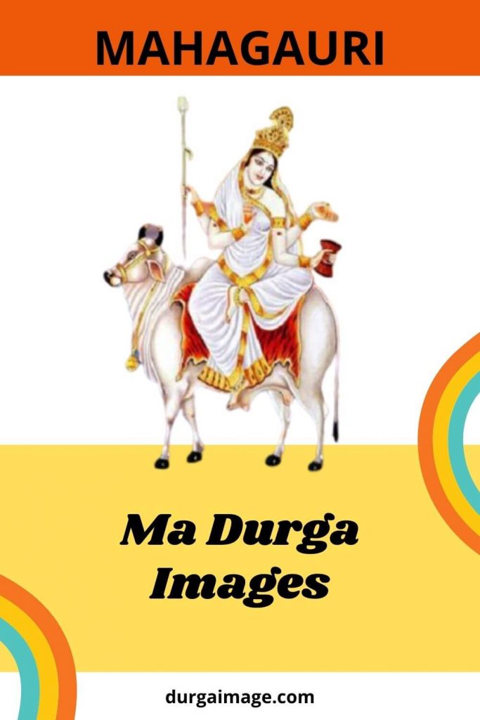 Mahagauri Ma Durga Image Free Download
