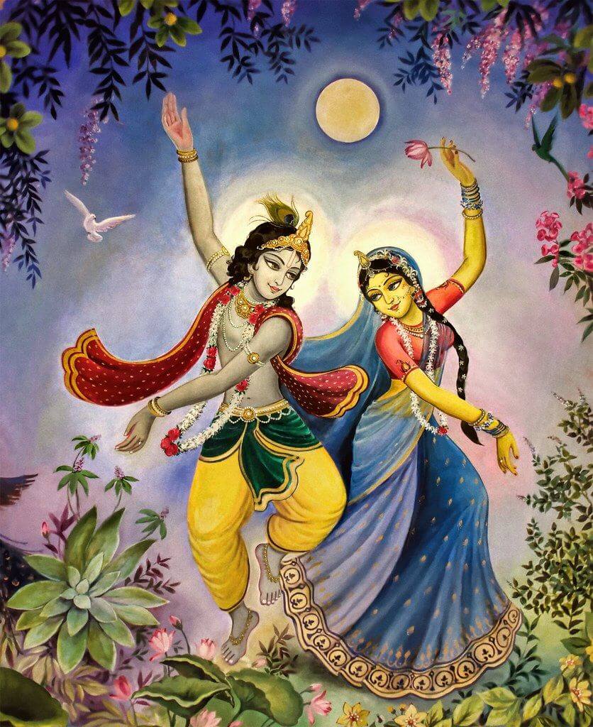 Radha Krishna Love Images Dancing